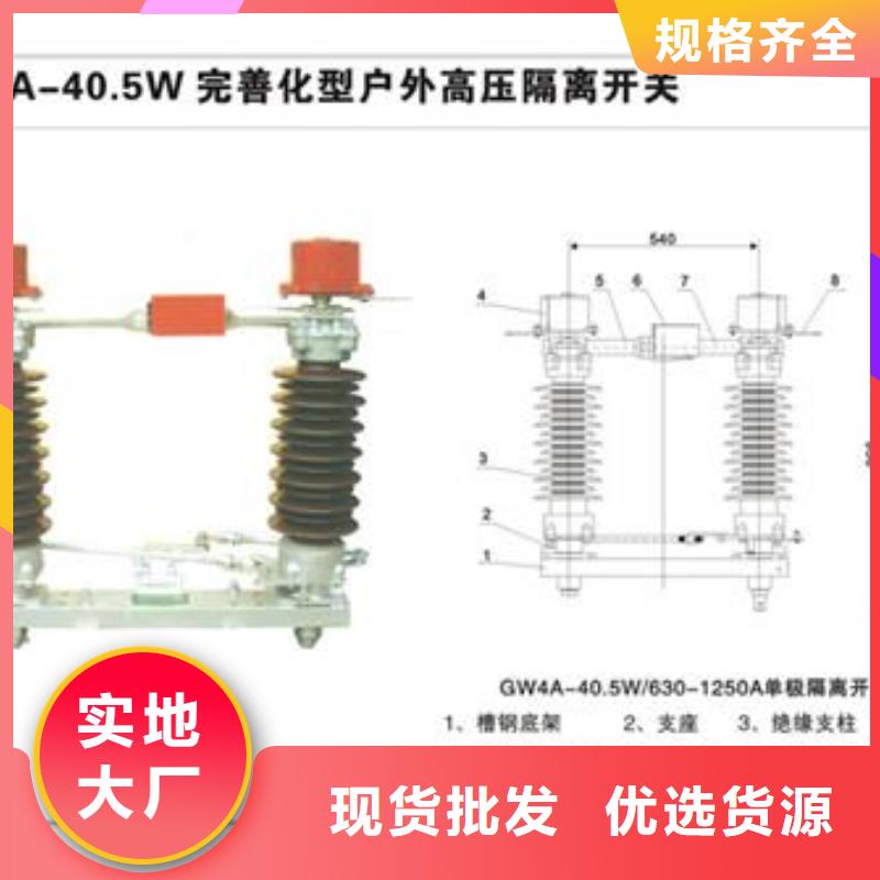 GW4-110/1000A高压隔离开关同城制造商