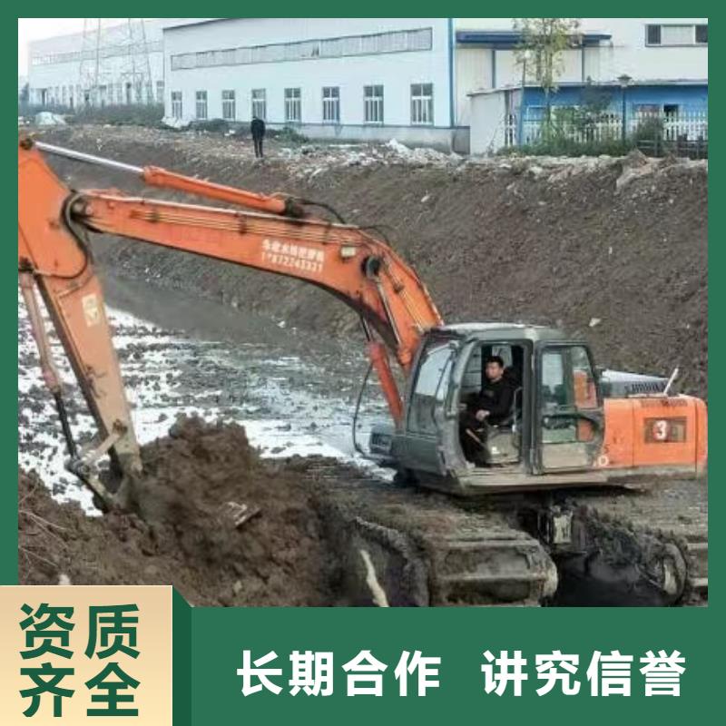 水上浮筒挖机租赁包你满意讲究信誉