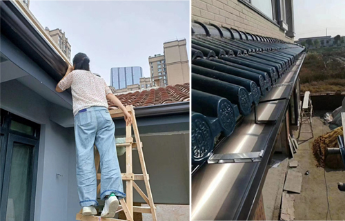 铝合金成品雨水槽支持定制