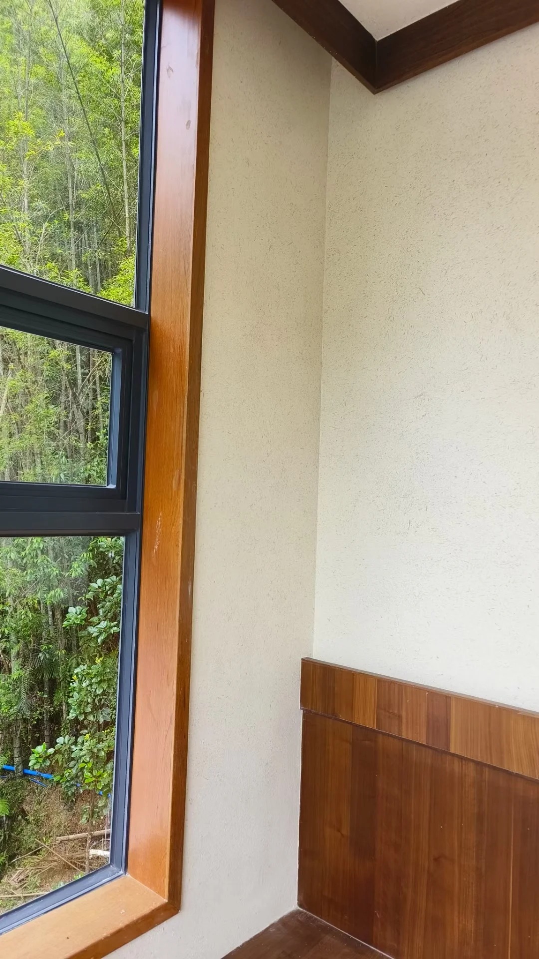 仿夯土漆施工#生态稻草漆#老房翻新#农家小院通过检测