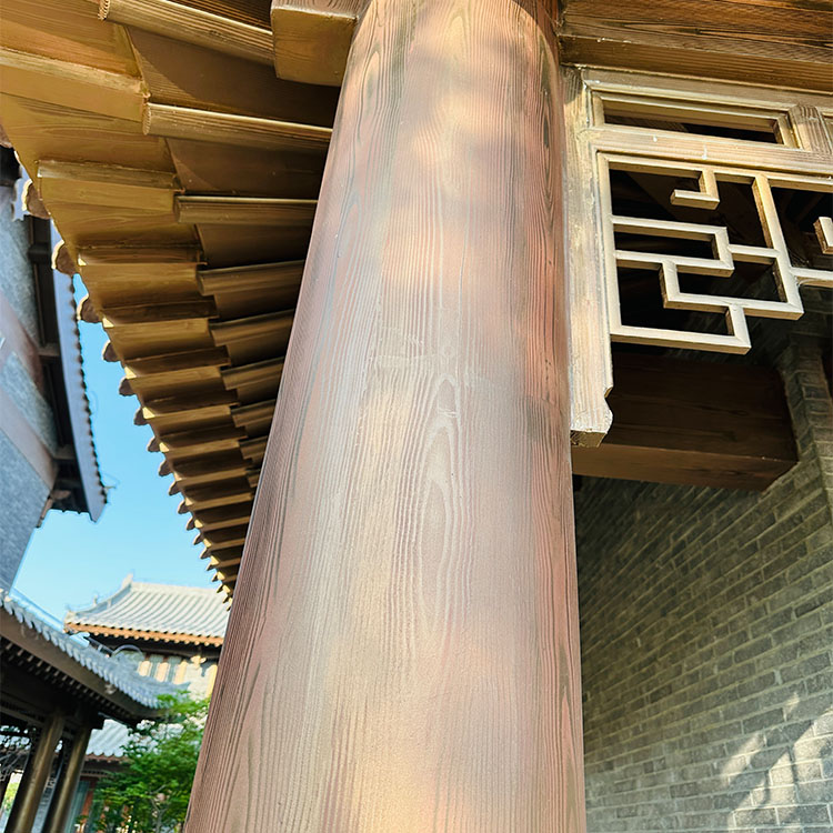 海南三钢结构仿木纹漆，金属面木纹漆，镀锌管木纹漆厂家施工