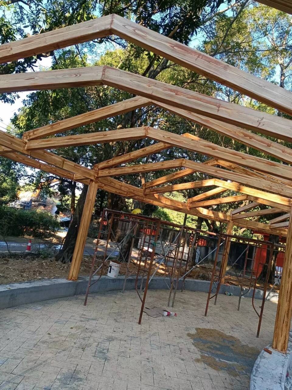 园林建筑木纹漆，内外墙木纹漆，艺术涂料多少钱一公斤
