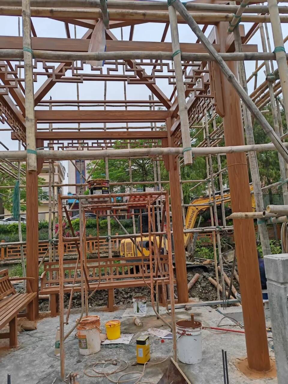 钢结构仿木纹漆，金属面木纹漆，镀锌管木纹漆批发施工厂家直销值得选择