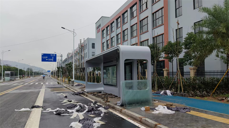 校园候车亭品质过关用品质赢得客户信赖