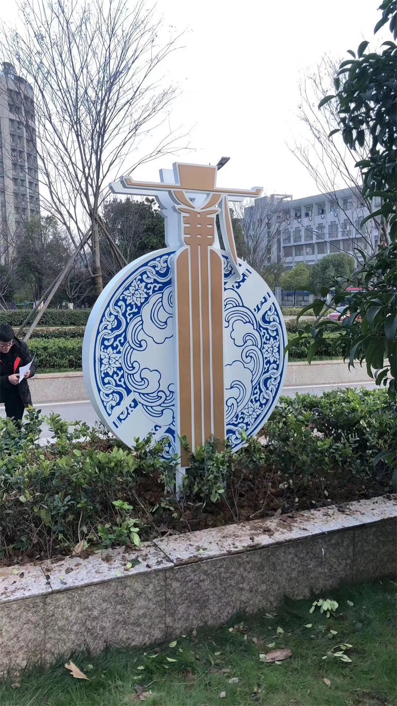不锈钢廊架公园景观小品本地厂家