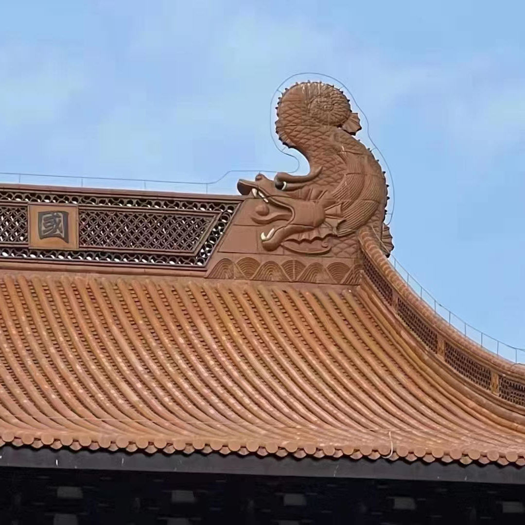的仿古凉亭瓦片 连廊琉璃瓦厂家