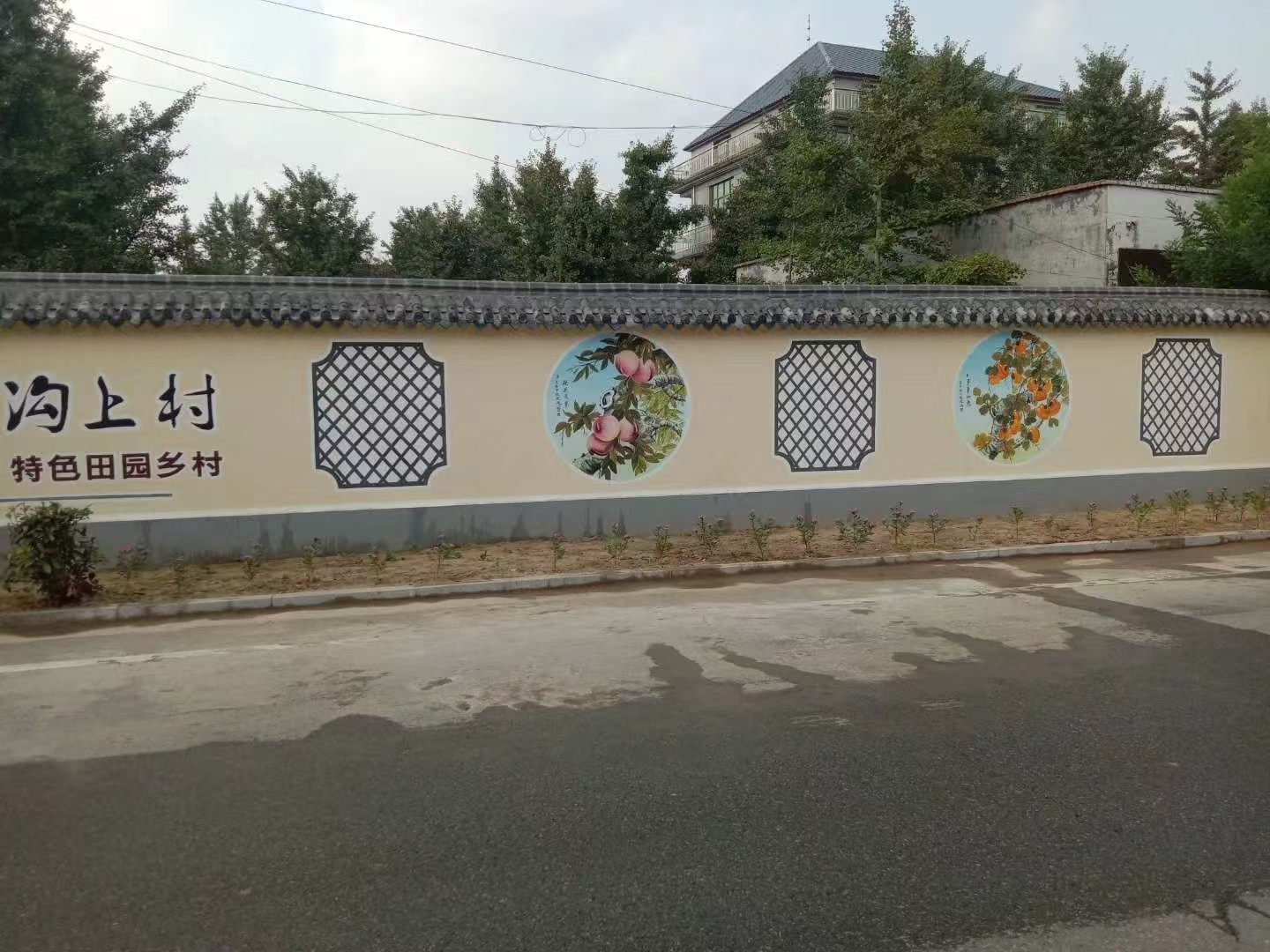 美丽乡村彩绘手绘墙绘公司