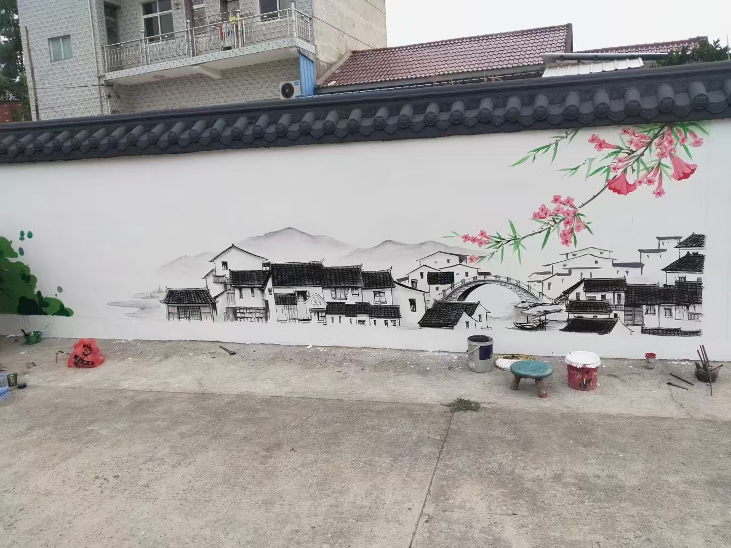 墙体彩绘墙面彩绘手绘团队